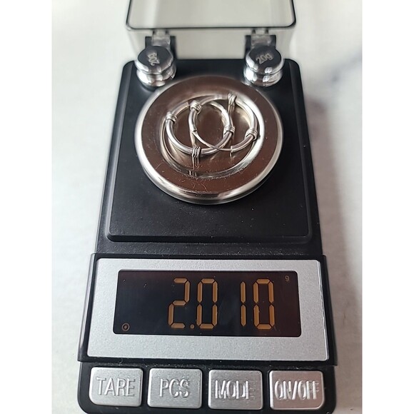 925 Sterling Silver Hoop Pierced Earrings Vintage - Picture 10 of 10